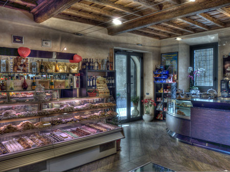 An espresso bar in Formello, Italy