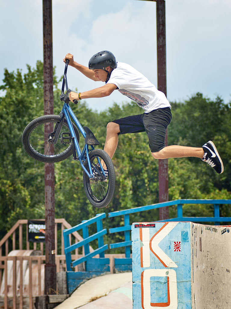 Unidentified rider at Kona Park in Jacksonville FL.